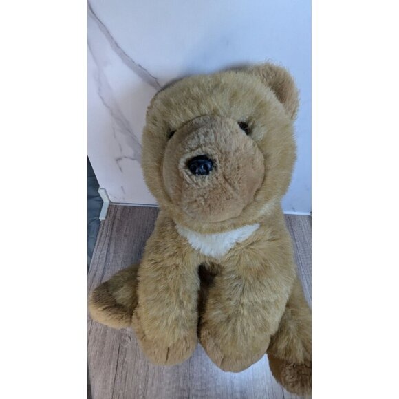 vtg 1979 Gund teddy Bear Plush Toy 16" Tan Stuffed Animal floppy cuddly - Picture 3 of 8